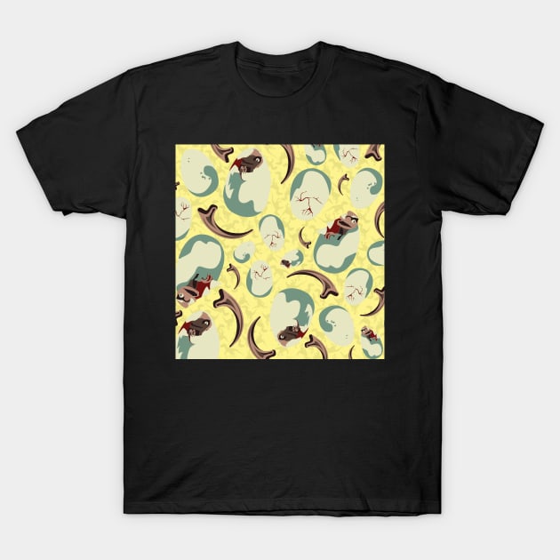 Jurassic Beginnings T-Shirt by RebekahLynneDesign